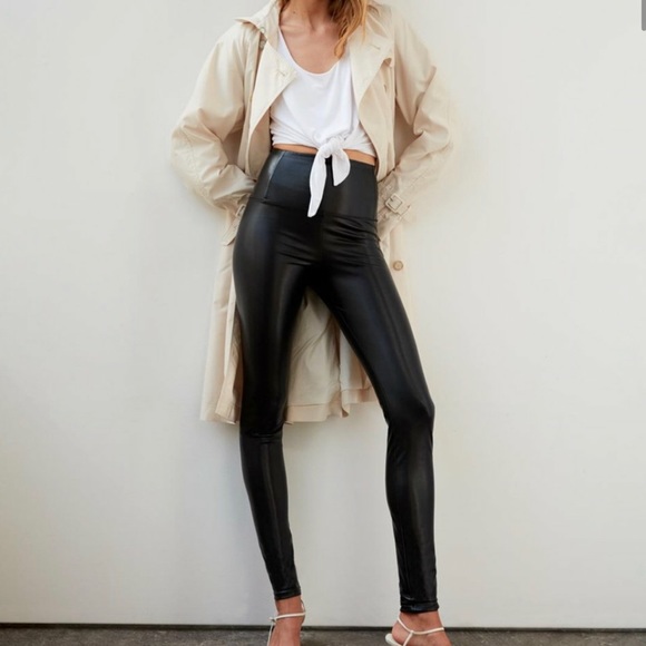 Aritzia Wilfred Free Daria Pant Vegan Leather Leggings - Picture 1 of 7